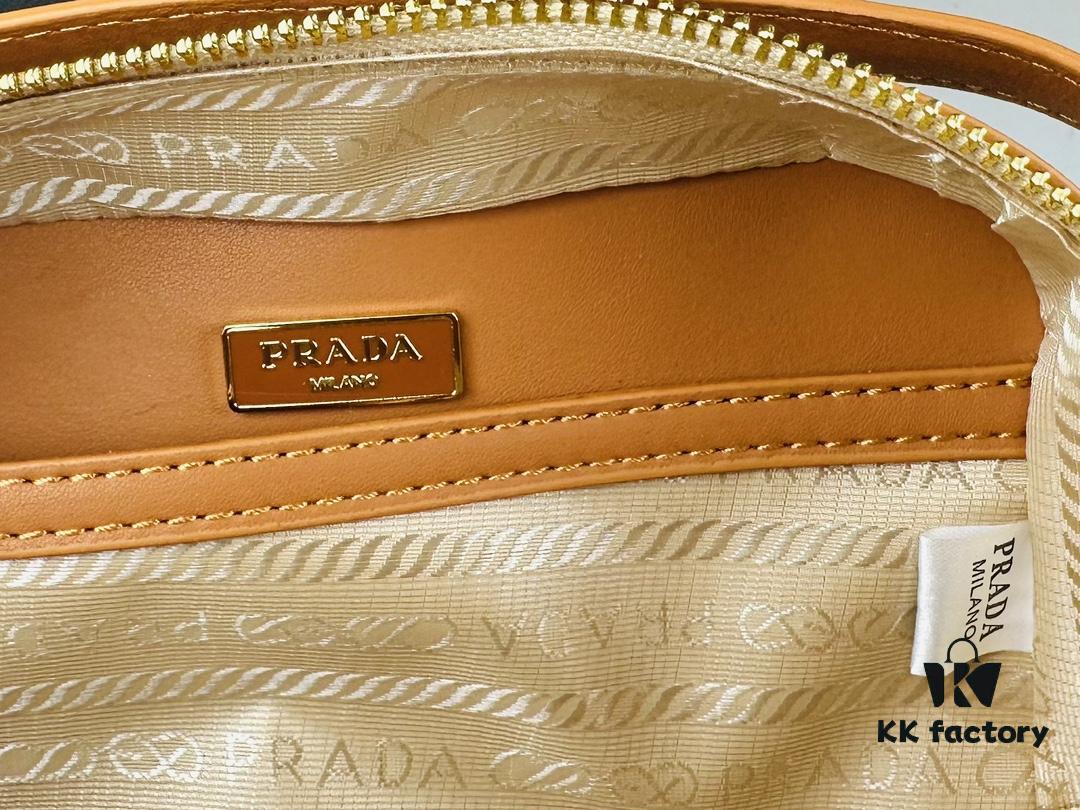 PRADA Woven Style Beautiful Bag with Box, Size 19x12x6, Model No. 2427