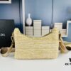 Large Size Prada Hobo Combo Raffia Woven Limited Edition Three-in-One Beach Bag with Box