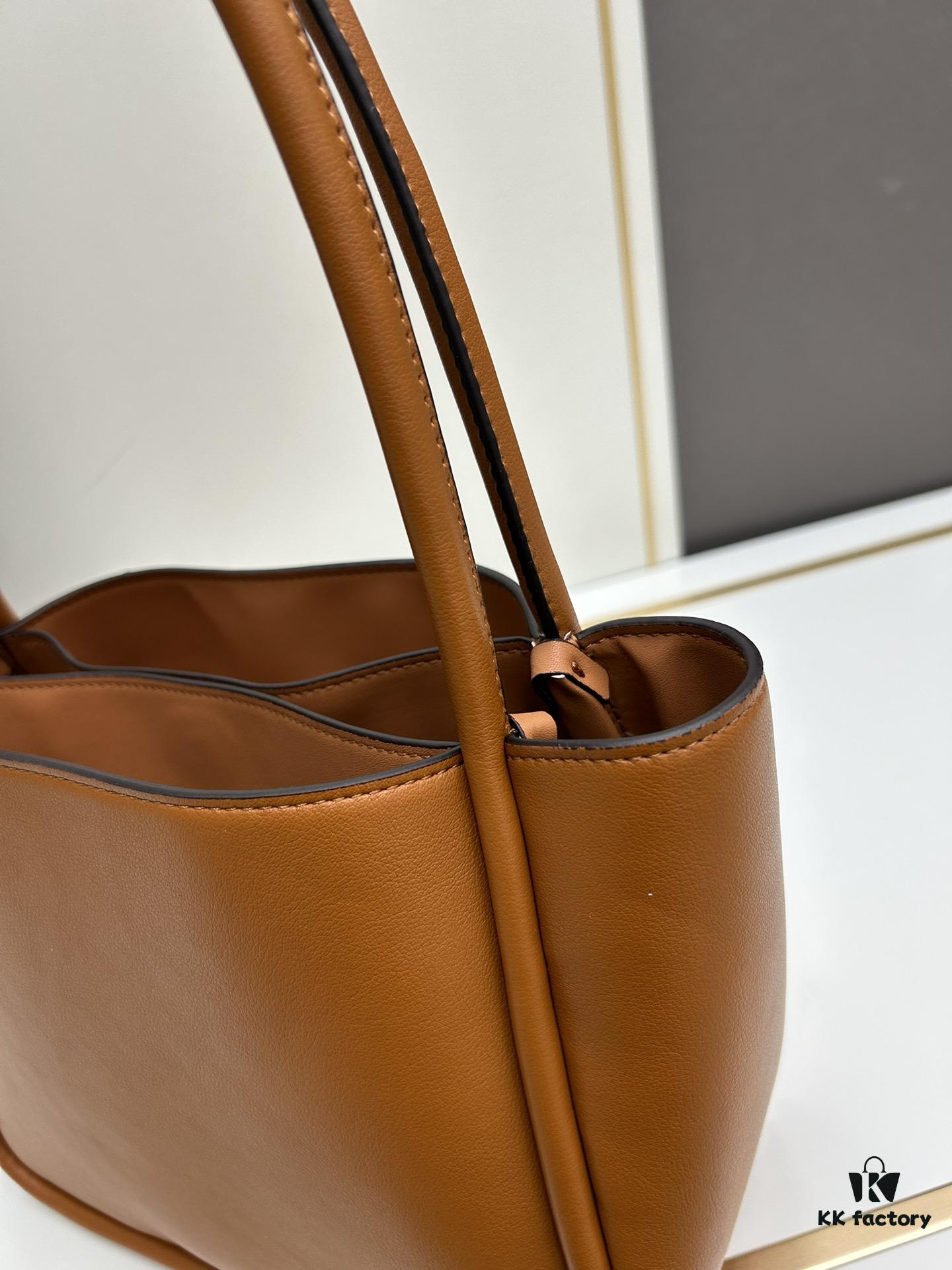 Prada Mini Tote Bag 24 New Arrival, Often Called the 'Little Vegetable Basket', Made of Cow Leather with Triangle Logo, Minimalist Design, Comes with Box