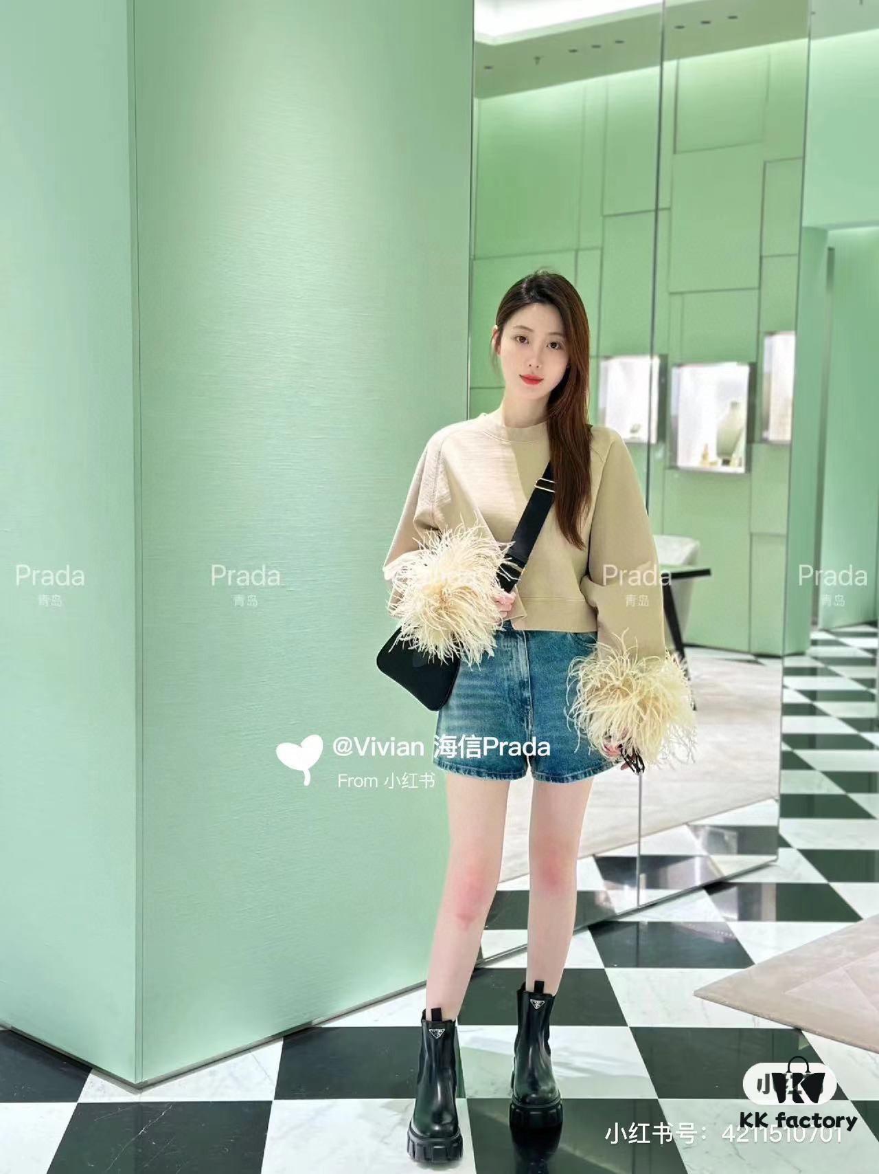 Prada Re-Edition 1978 Medium Recycled Nylon and Saffiano Leather Handbag | Crossbody & Shoulder Bag | Unisex