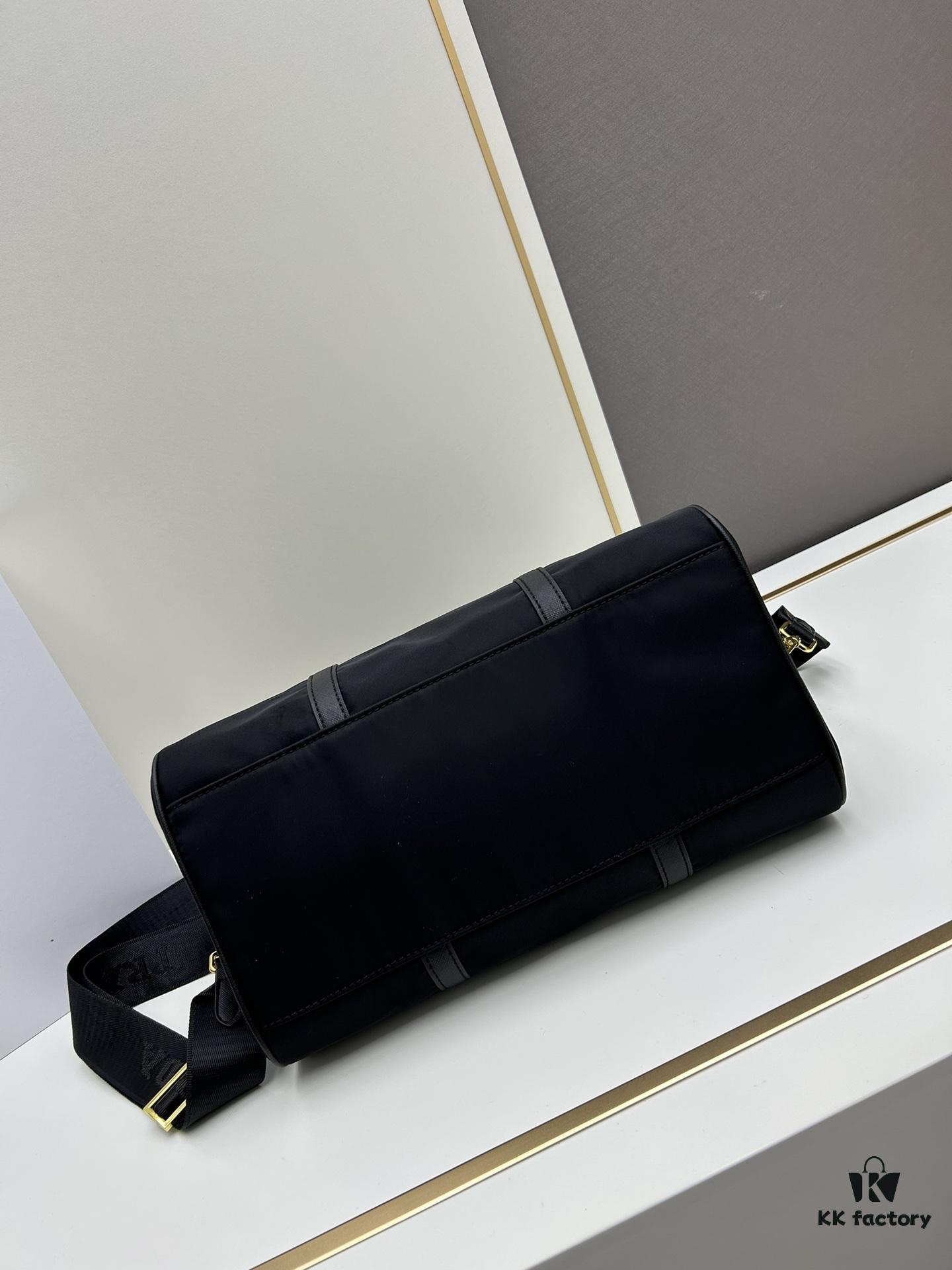 Prada Re-Edition 1978 Medium Size Recycled Nylon and Saffiano Leather Handbag with Box ||| Official Website Image! Store Display