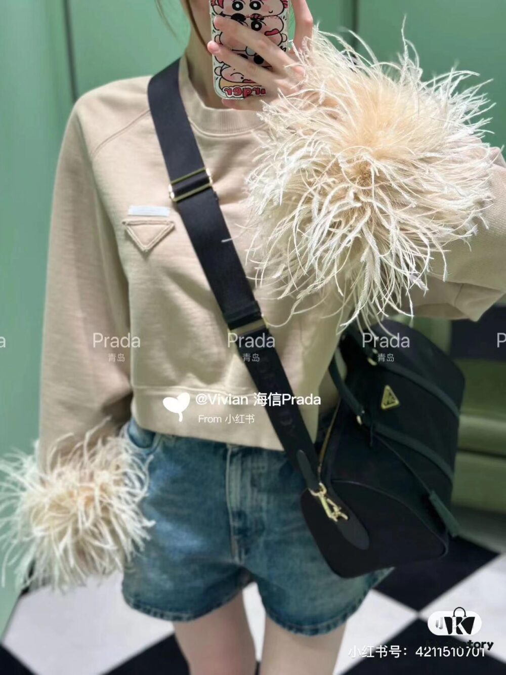 Prada Re-Edition 1978 Medium Recycled Nylon and Saffiano Leather Handbag | Crossbody & Shoulder Bag | Unisex