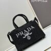 Prada Beautiful Wicker Basket Bag – A Stylish Summer Essential with Straw and Leather Design