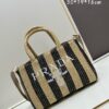 Prada Beautiful Wicker Basket Bag, Embrace the Summer with the Prada Rattan and Leather Tote