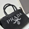 Prada Beautiful Wicker Basket Bag – A Stylish Summer Essential with Straw and Leather Design