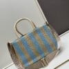 Prada Beautiful Wicker Basket Bag – Embrace the Summer with the Stylish Prada Rattan and Leather Tote