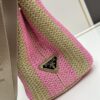 Prada Beautiful Wicker Basket Bag, Embrace the Summer with the Prada Raffia and Leather Tote