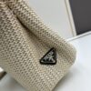 Prada Beautiful Wicker Basket Bag – A Stylish Summer Essential with Straw and Leather Design