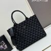 New Large Prada Embroidered Fabric Tote Bag (Medium Size with Long Strap)