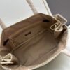 Prada Beautiful Wicker Basket Bag – A Stylish Summer Essential with Straw and Leather Design