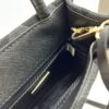 New Small Model Prada Embroidered Fabric Tote Bag Medium Size with Box (with Long Strap)