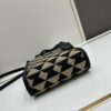 New Small Size Prada Embroidered Fabric Tote Bag Medium (with Box) with Long Strap