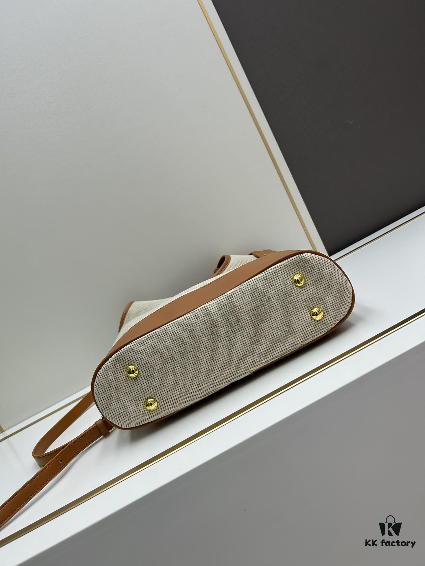 Large Size Prada New Linen Blend Tote Bag