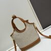 Small Prada New Linen Tote Bag