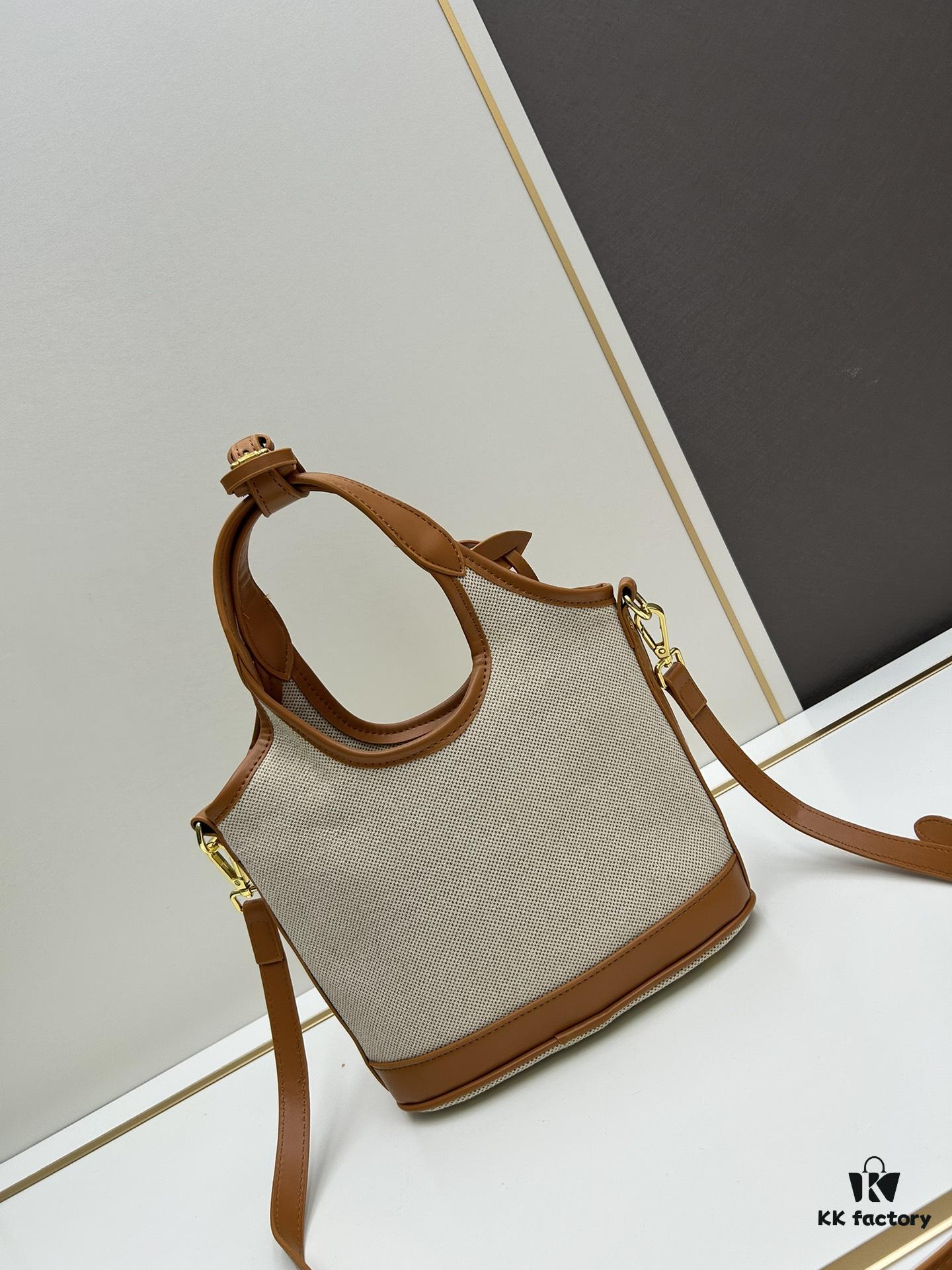 Small Prada New Linen Tote Bag