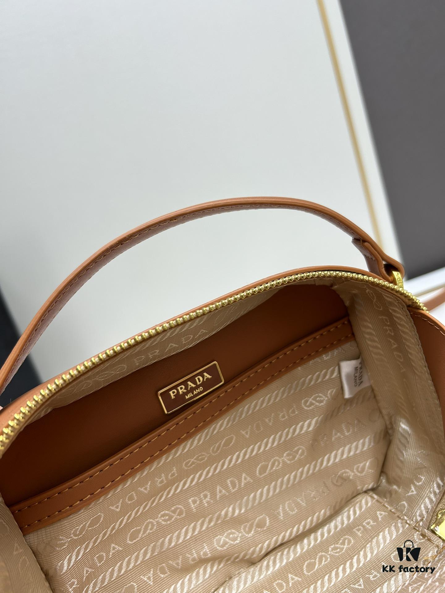 PRADA Woven Style Beautiful Bag with Box, Size 19x12x6, Model No. 2427