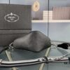 Prada 21K Tri-Fold Cross Texture Triangle Bag with Box