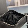 Prada 21K Tri-Fold Cross Texture Triangle Bag with Box