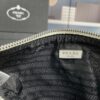 Prada 21K Tri-Fold Cross Texture Triangle Bag with Box