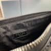 Prada 21K Tri-Fold Triangle Bag with Box, Plain Weave