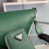 New Plain Weave Prada 21K Triple-in-One Triangle Bag