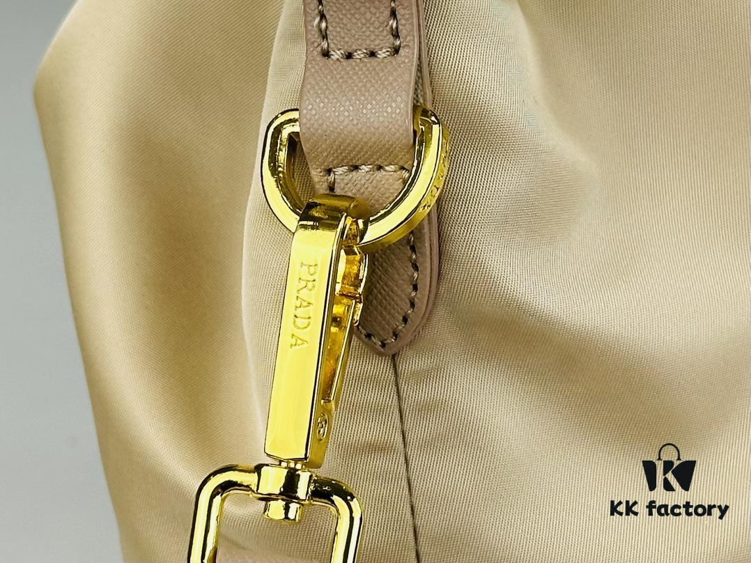 Adorable Prada Mini Bucket Bag with Box, Size: Bottom Length 16 x Opening Length 23 x Height 18 x Thickness 10, Style No. 067