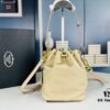 Adorable Prada Mini Bucket Bag with Box, Size: Bottom Length 16 x Opening Length 23 x Height 18 x Thickness 10, Style No. 067