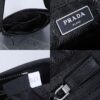 PRADA Men's Shoulder Bag, Classic Bestseller Model, Lightweight Original Waterproof Fabric, High-Quality Craftsmanship, 2VG953 Size: W31 x H29 x D7
