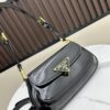 PRADA New Style Baguette Crossbody Bag (With Box) Size 24x12x4, Model No. 817, Full Grain Leather Version