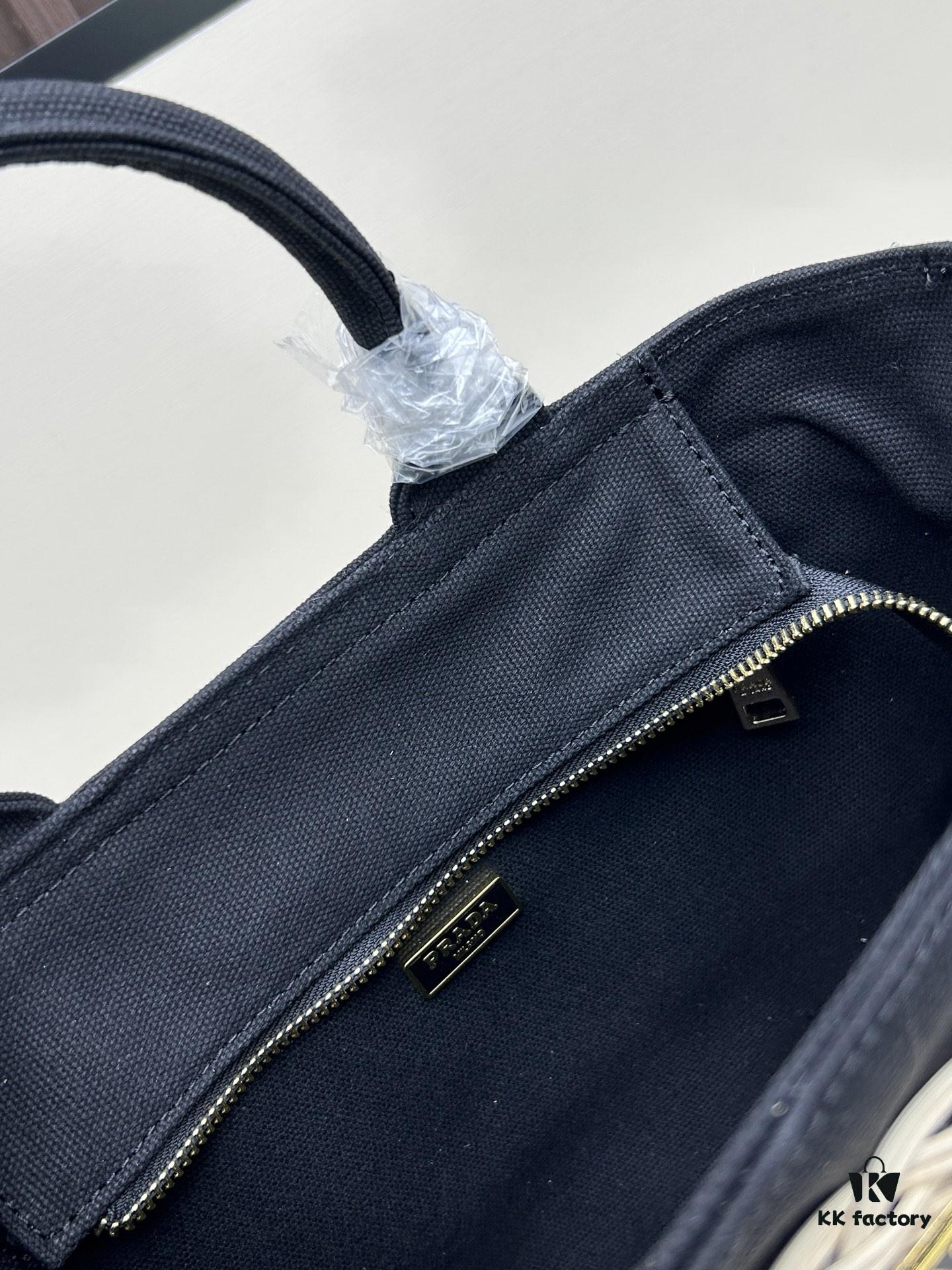 Prada-Inspired Wicker Basket Bag – Stylish Vacation Essential, Handwoven with Palm Leaf and Genuine Leather, Top-Quality Hardware, Classic Logo Design