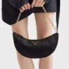 PRADA Re-Nylon Crescent Bag with Box Set