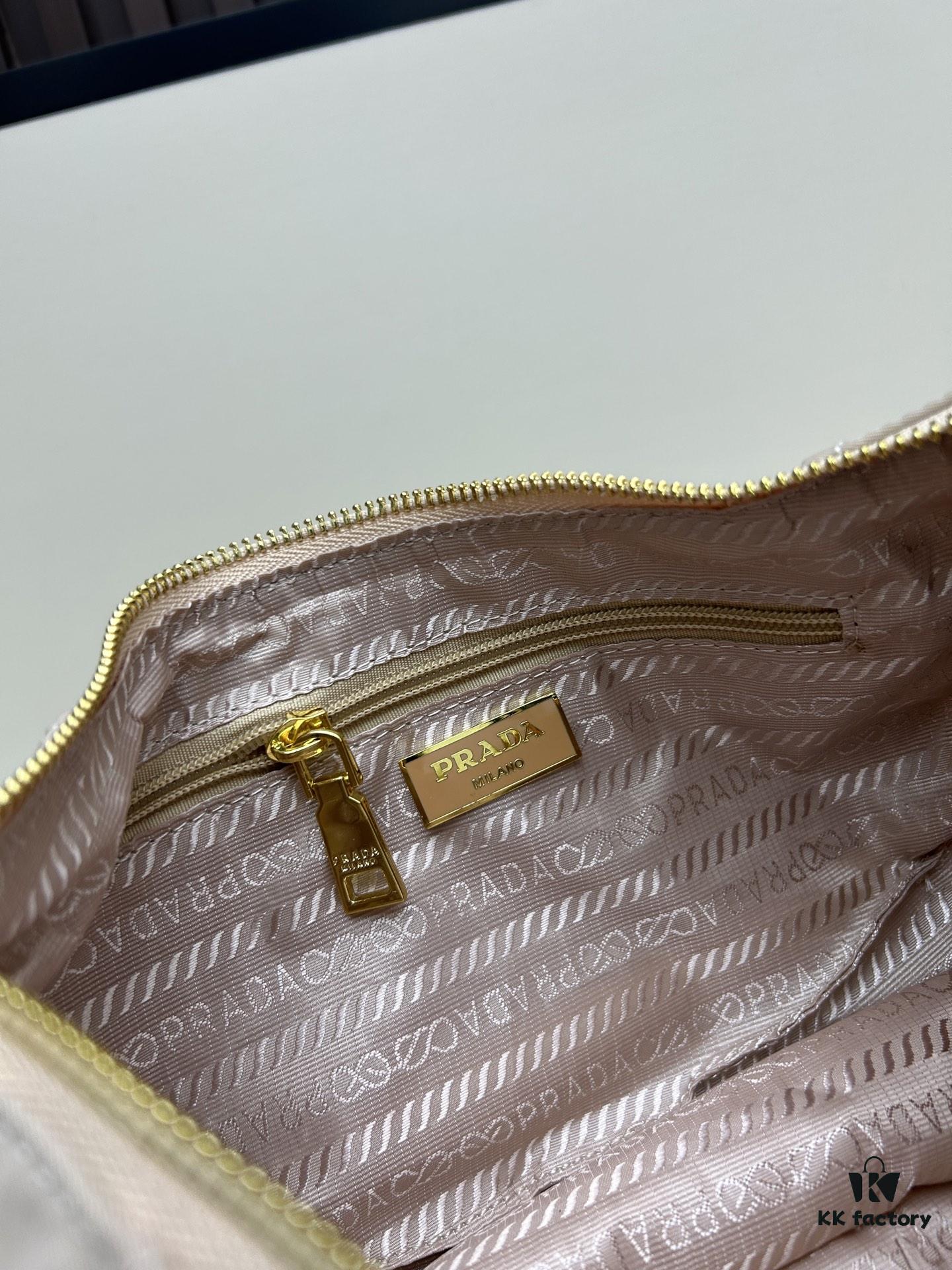 PRADA Re-Nylon Crescent Bag with Box