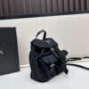 Prada Silver Logo Parachute Backpack – A Lifetime Companion