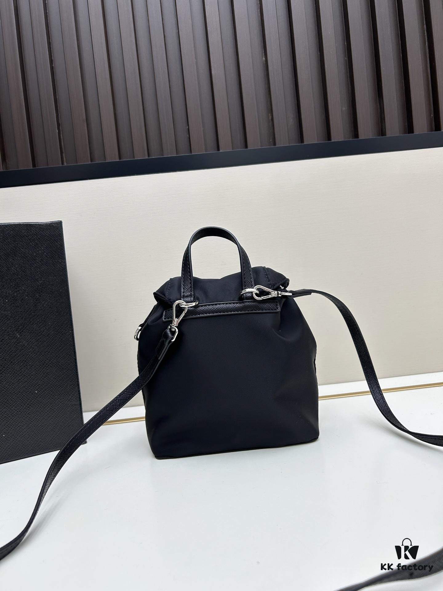 Prada Silver Logo Parachute Backpack – A Lifetime Companion