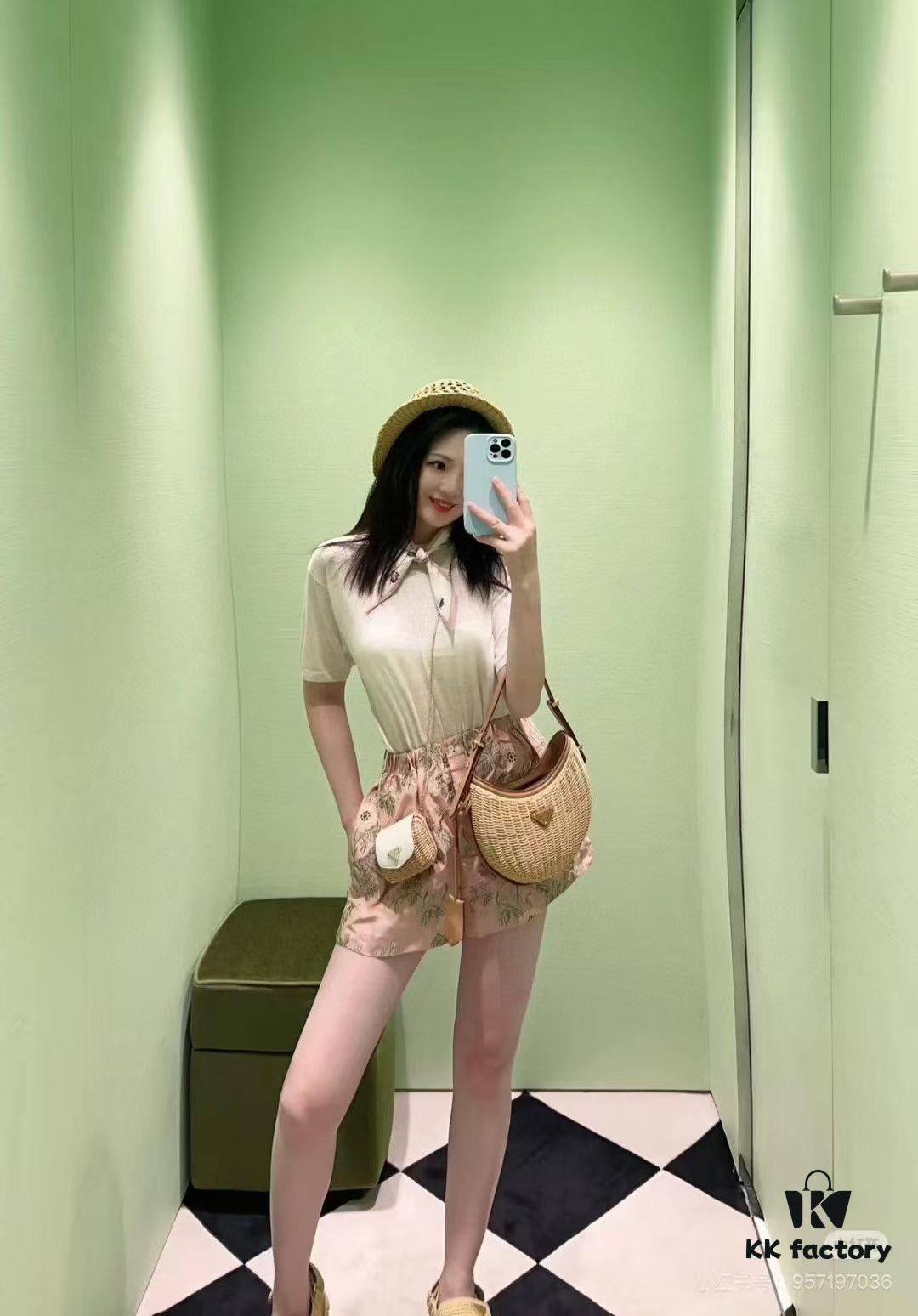 PRADA Woven Style Beautiful Bag with Box - Casual and Elegant