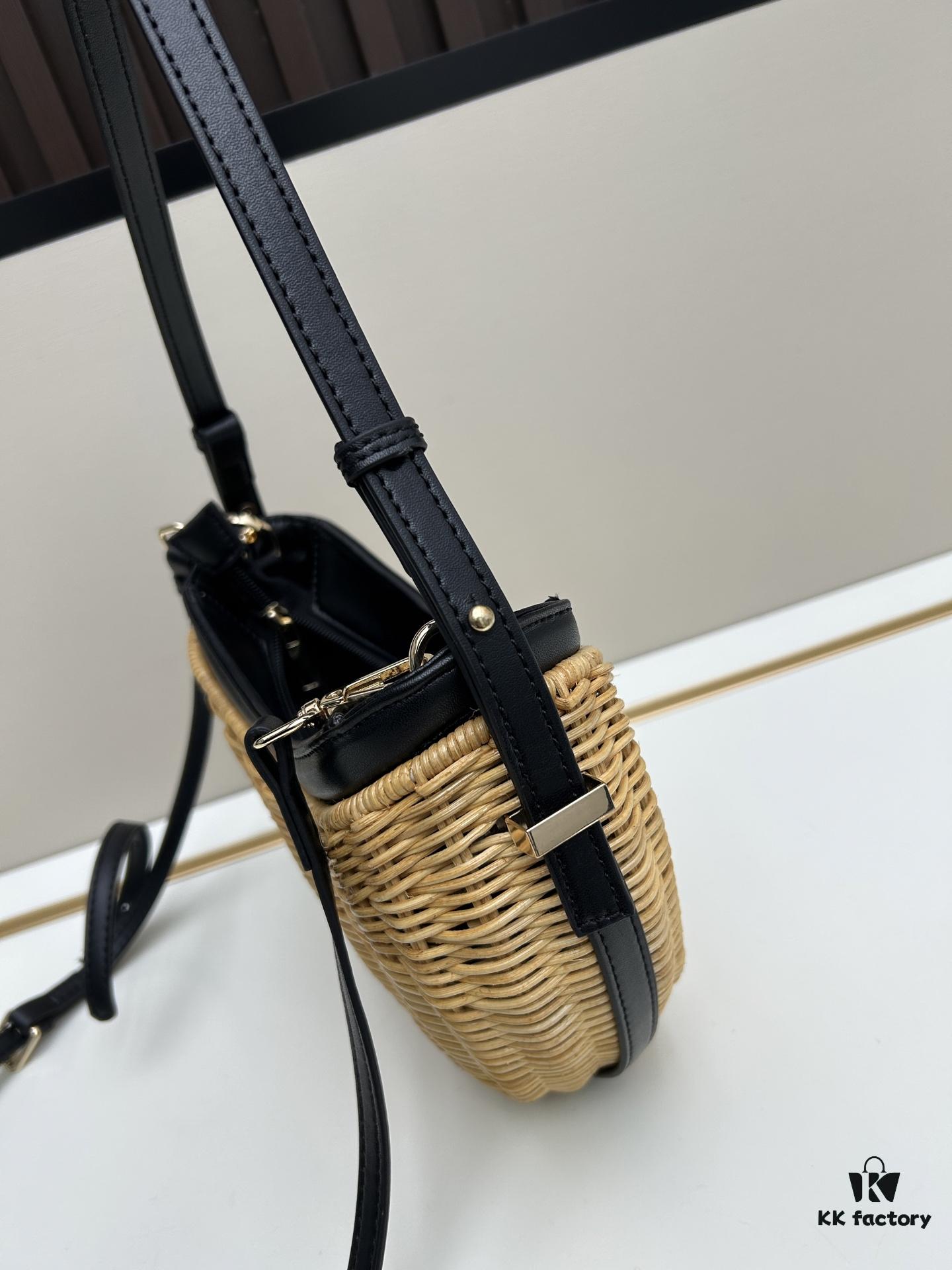 PRADA Woven Style Chic Bag with Box - Casual and Elegant