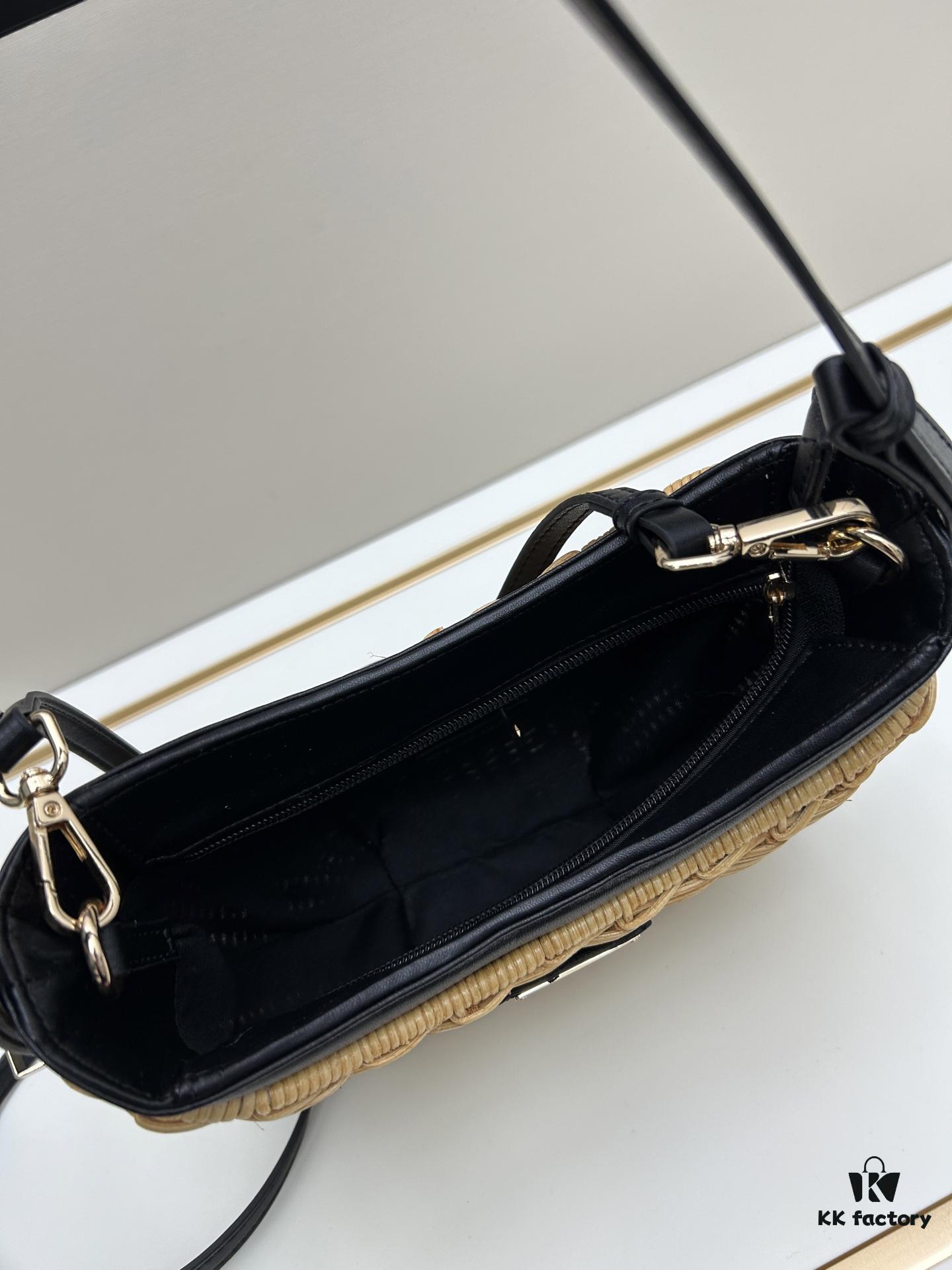 PRADA Woven Style Chic Bag with Box - Casual and Elegant