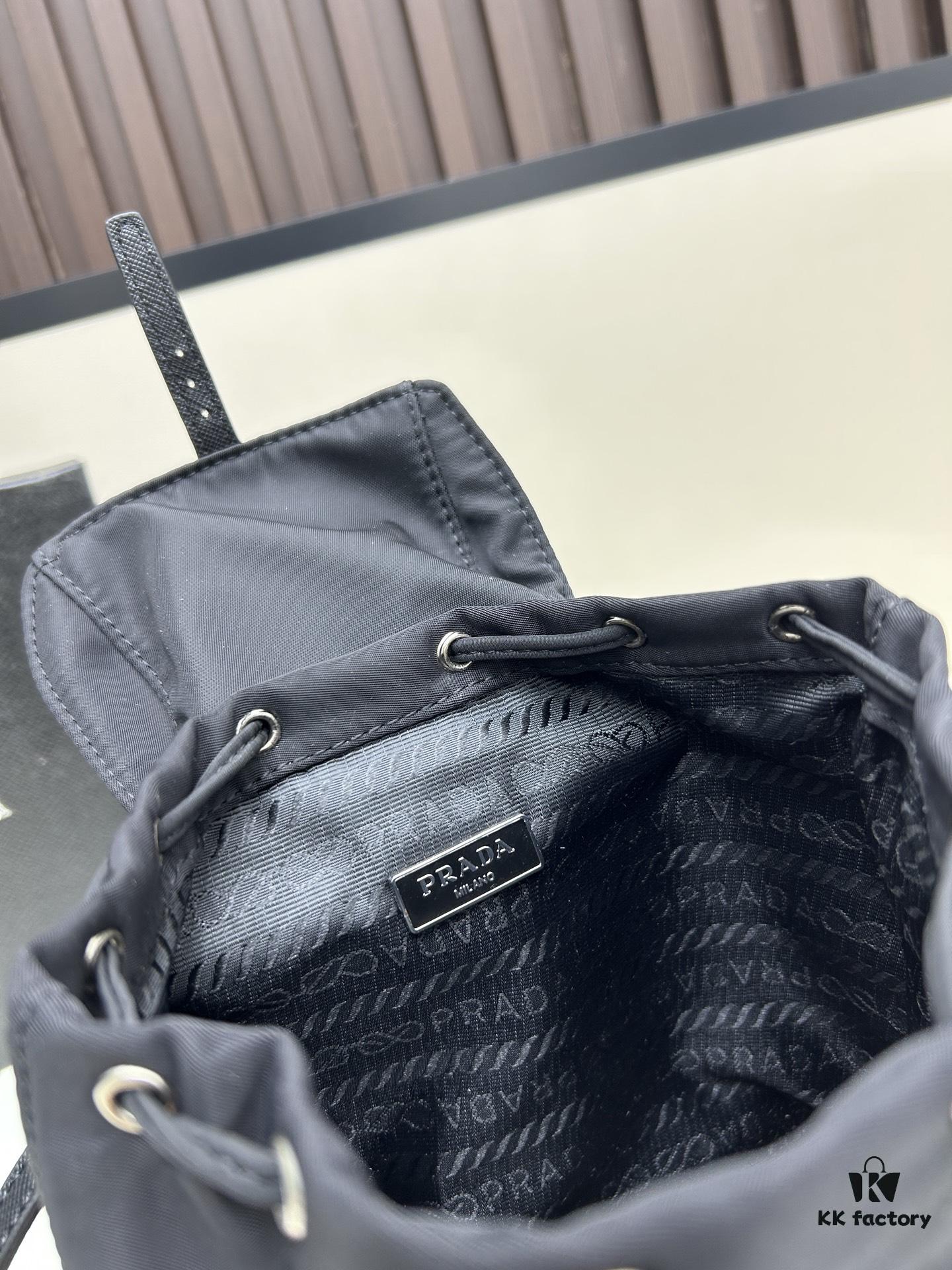 Prada Silver Logo Parachute Backpack – A Lifetime Companion