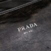 PRADA 25 Runway Edition Unisex Distressed Wax Leather Boston Bag