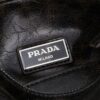 PRADA 25 Runway Edition Unisex Distressed Wax Leather Boston Bag