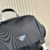 Prada Re-Nylon Nylon Backpack 💼 Drawstring Flap Unisex Bag Original Waterproof Fabric 🌈
