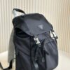 Prada Re-Nylon Nylon Backpack 💼 Drawstring Flap Unisex Bag Original Waterproof Fabric 🌈