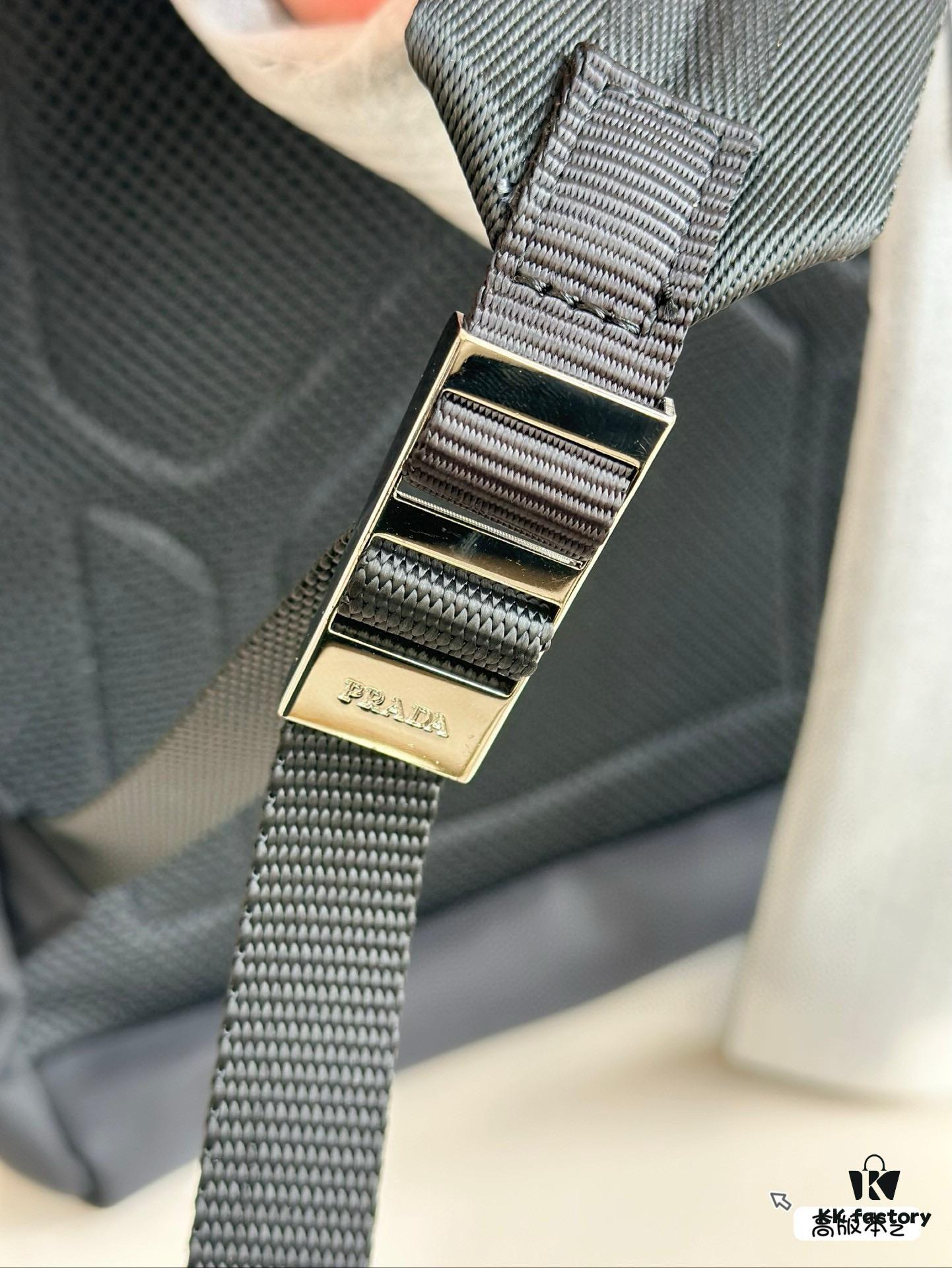 Prada Re-Nylon Nylon Backpack 💼 Drawstring Flap Unisex Bag Original Waterproof Fabric 🌈