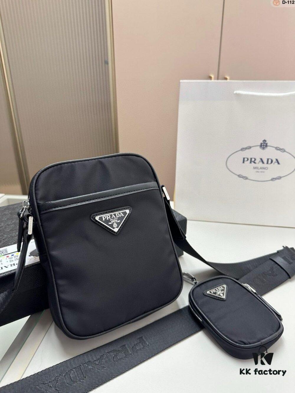 Prada Nylon Dual-Function Crossbody Bag