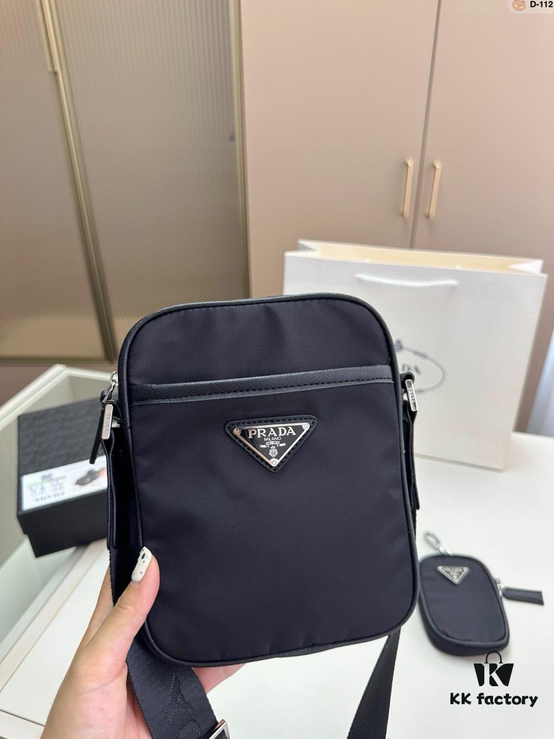 Prada Nylon Dual-Function Crossbody Bag