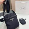 Prada Nylon Dual-Function Crossbody Bag
