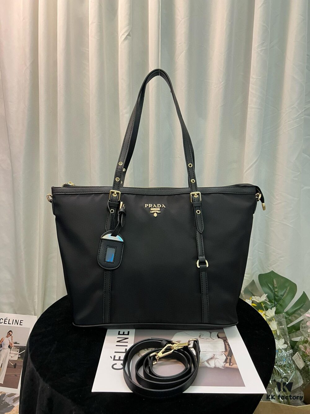 Prada Nylon Tote Bag Size 35.28
