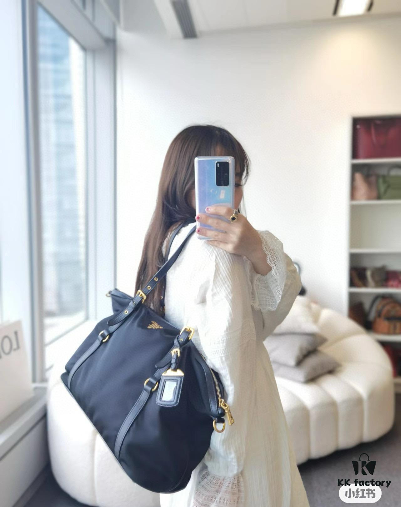 Prada Nylon Tote Bag Size 35.28