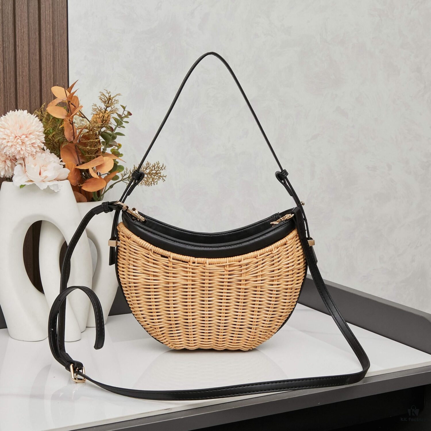 PRADA Woven Style Chic Bag with Box - Casual and Elegant