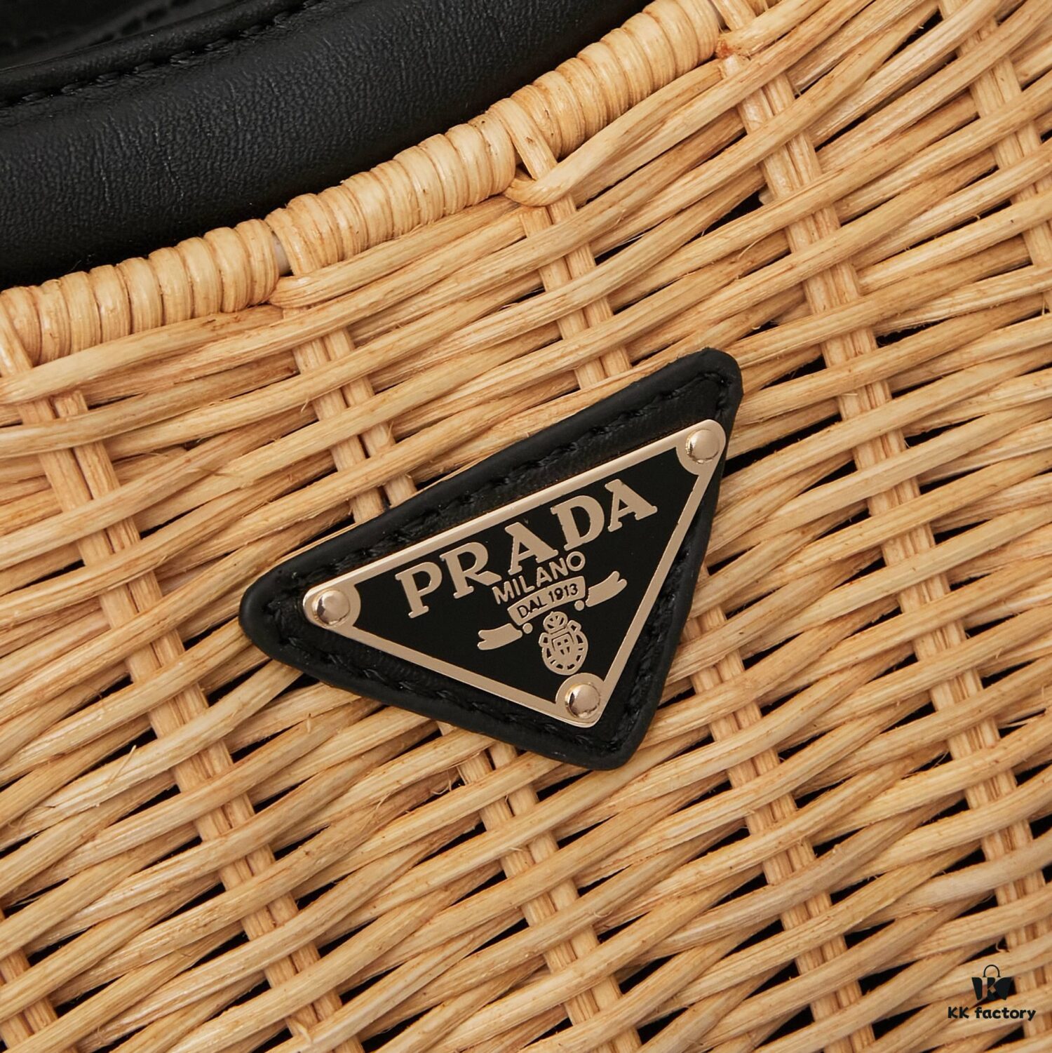 PRADA Woven Style Chic Bag with Box - Casual and Elegant